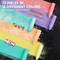 72 PCS Washable Sidewalk Chalks Set in 12 Packs, 18 Colors, Including 12 Tie Dye, 12 Glitter & 12 Neon Colors, School Supplies, Classroom Must Haves, Gift for Kids